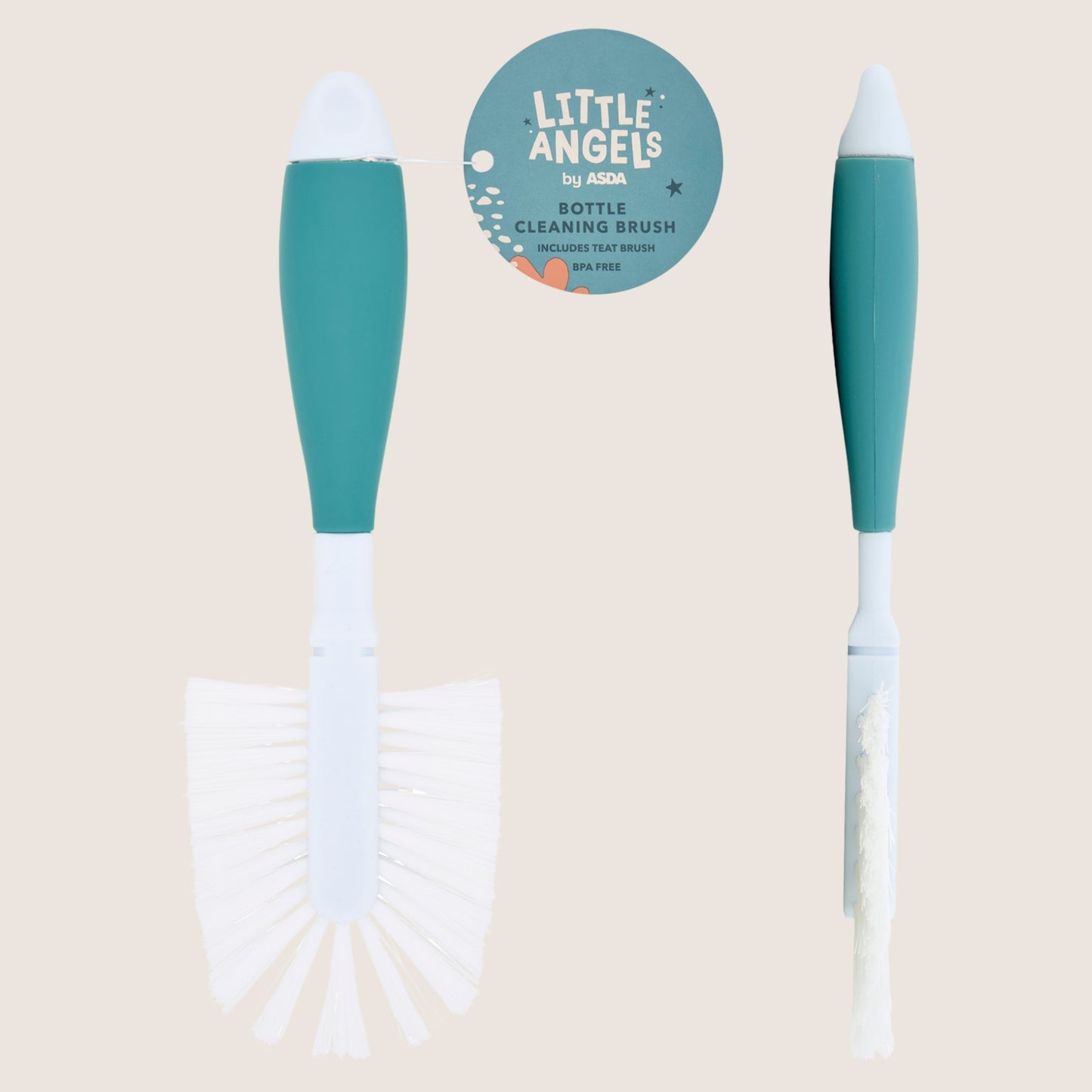 LITTLE ANGELS by ASDA Bottle Cleaning Brush Gentle Formula