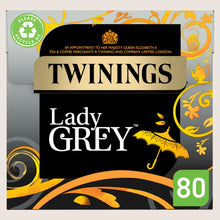Twinings Lady Grey 80 Tea Bags No Artificial Additives 200g