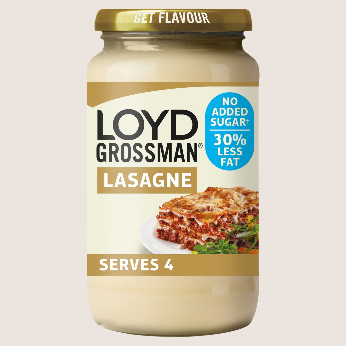 Loyd Grossman No Added Sugar White Lasagne Pasta Sauce No Added Sugar 440g