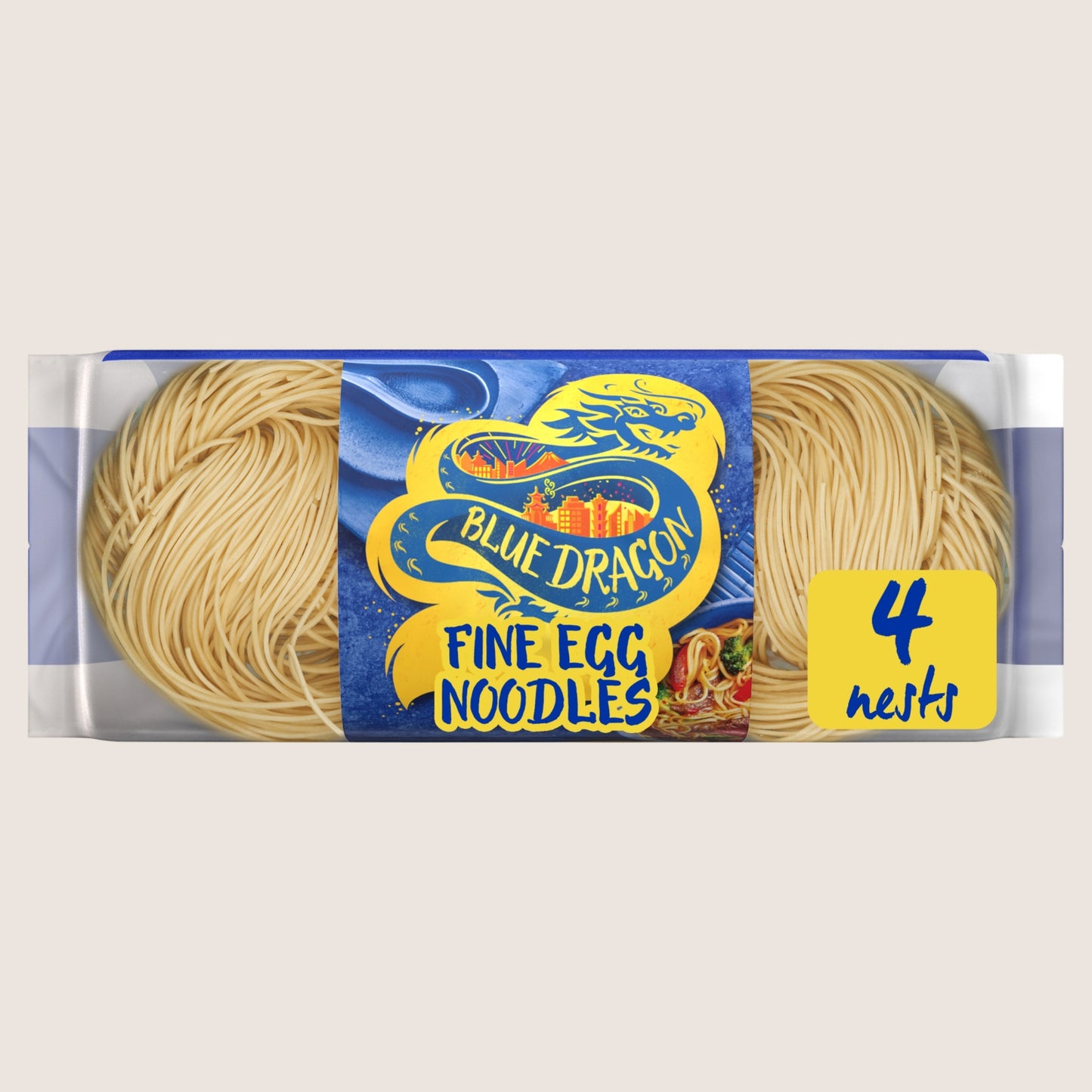 Blue Dragon Fine Egg Noodles Free From Artificial Colours 250g
