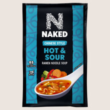 Naked Noodle Chinese Style Hot & Sour Ramen Noodle Soup Extra Spicy 25g
