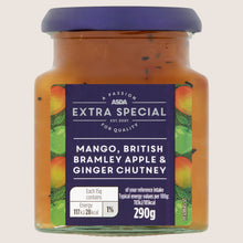 ASDA Extra Special EMango, British Bramley Apple & Ginger Chutney No Artificial Additives 290g