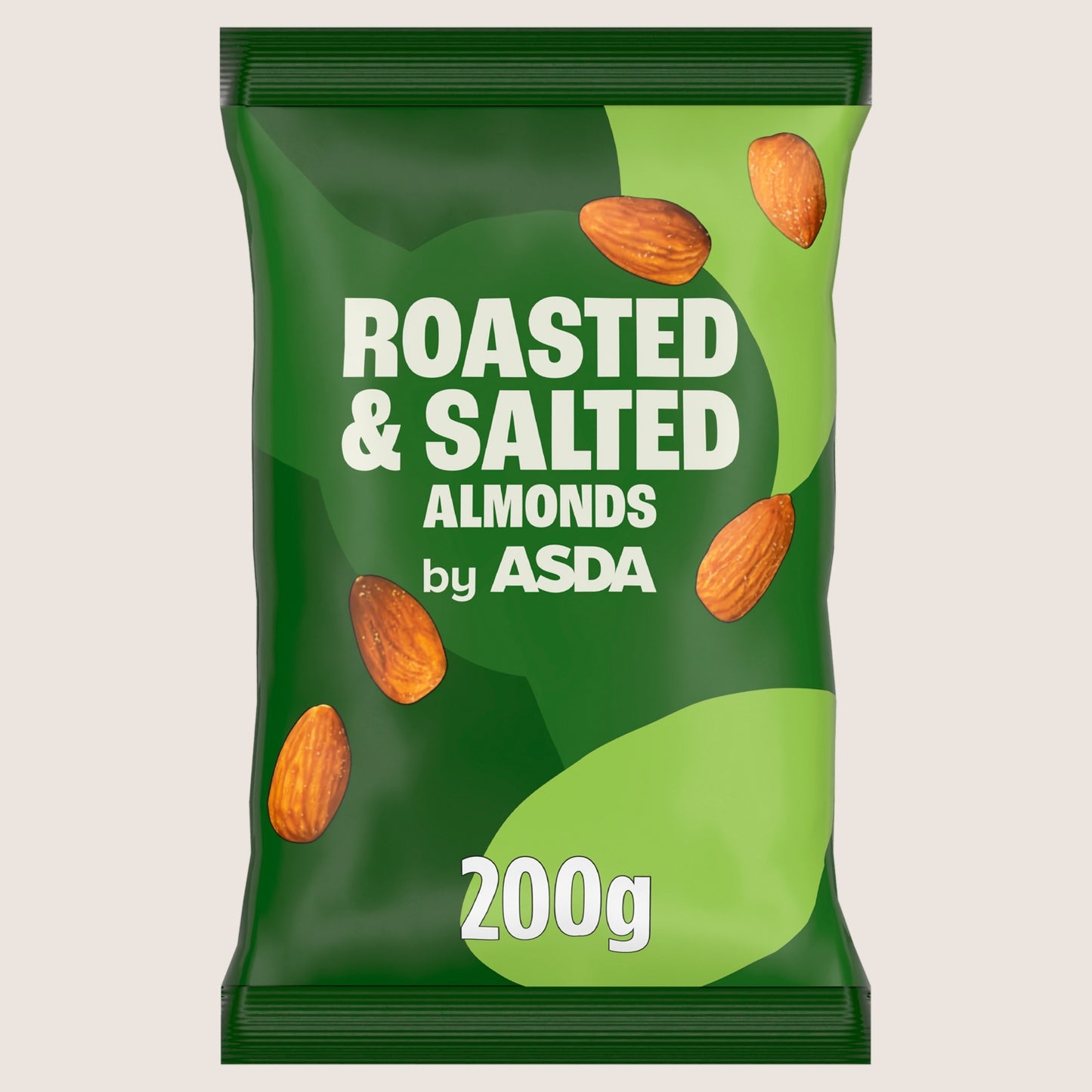 ASDA Roasted & Salted Almonds Multipack 200g