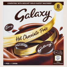 Galaxy Hot Chocolate Pods No Artificial Additives 8 x 15g