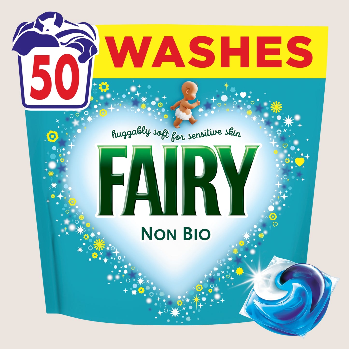 Fairy Non-Bio PODS 50 Washes