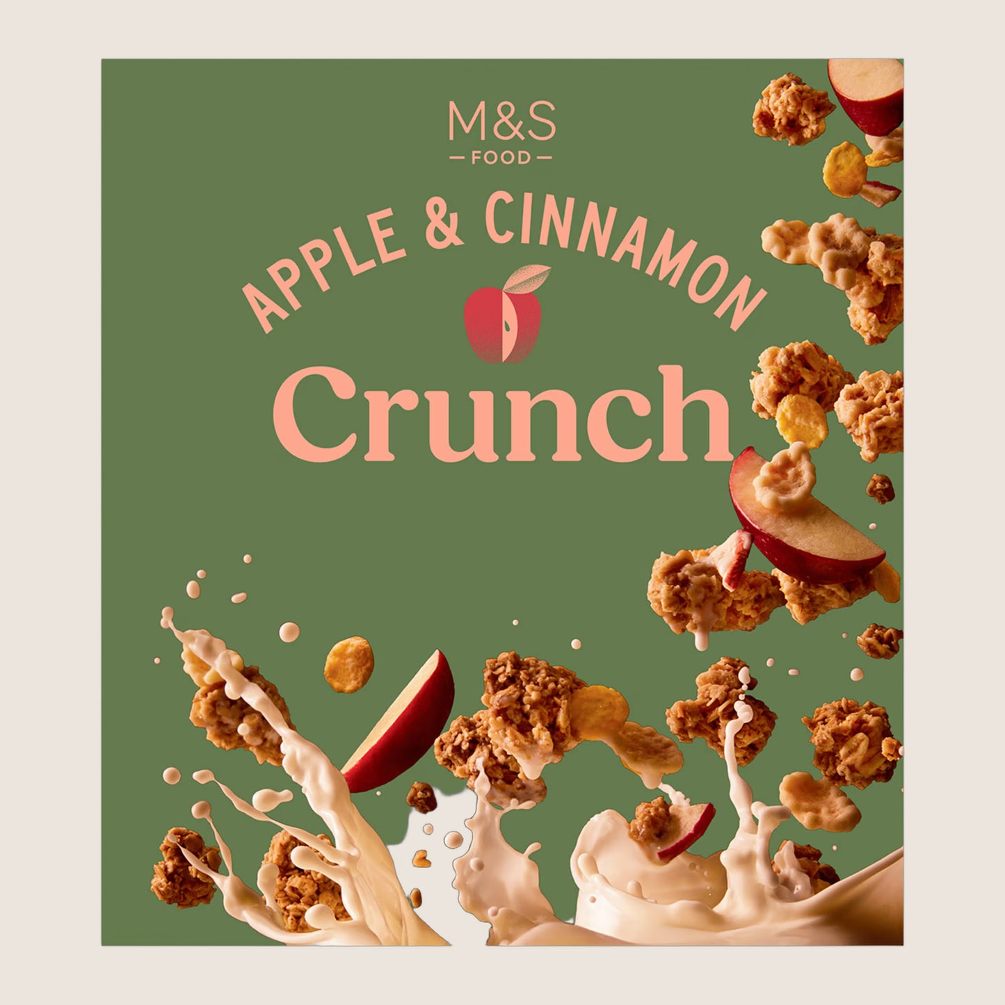 M&S Apple And Cinnamon Crunch 500 g