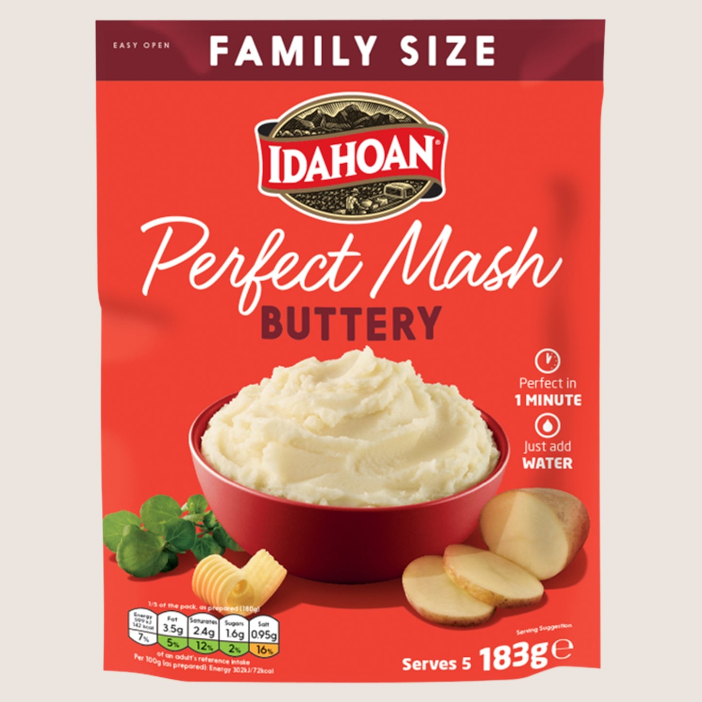 Idahoan Perfect Mash Buttery Gluten Free 183g