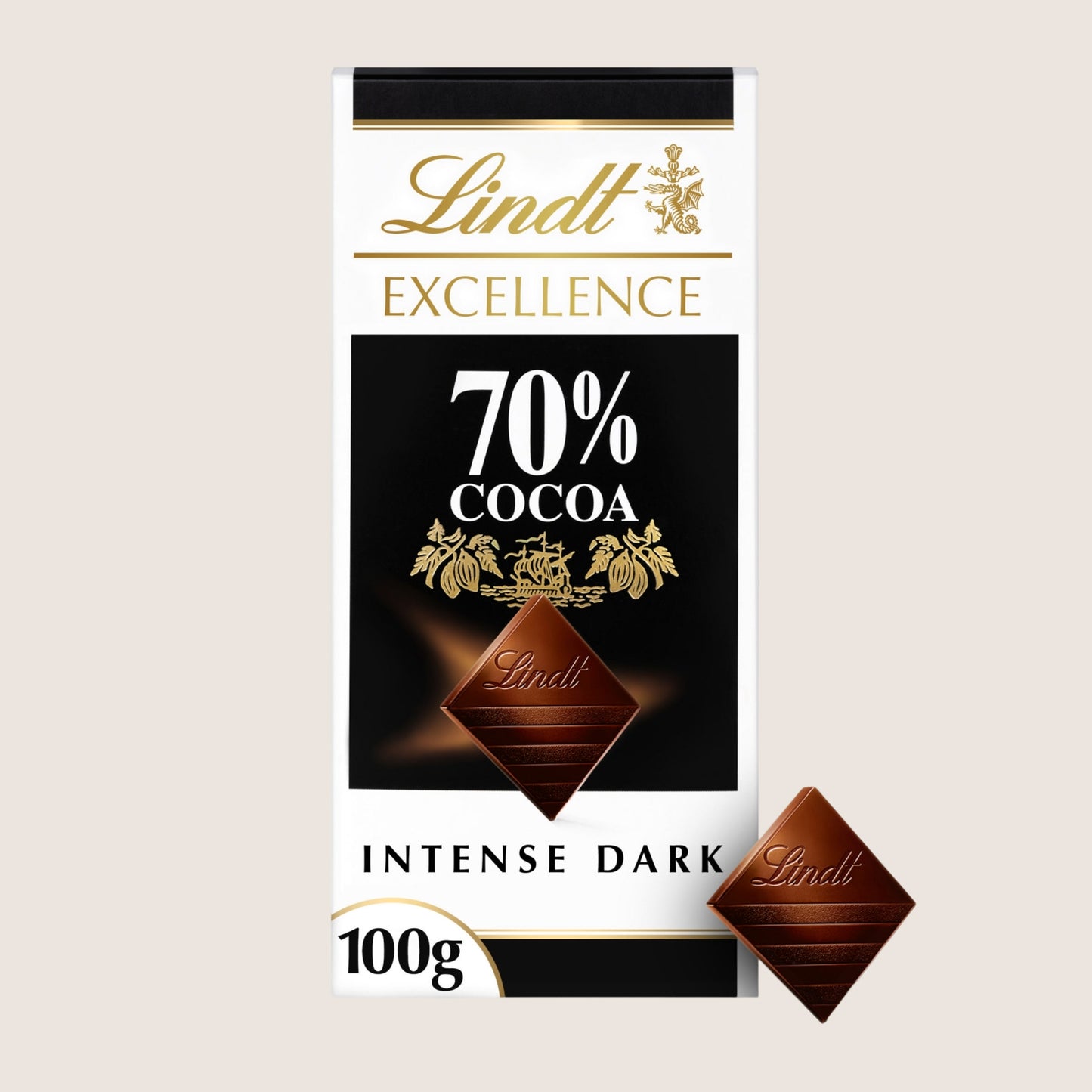 Lindt Excellence Dark 70% Cocoa Chocolate Bar 100g