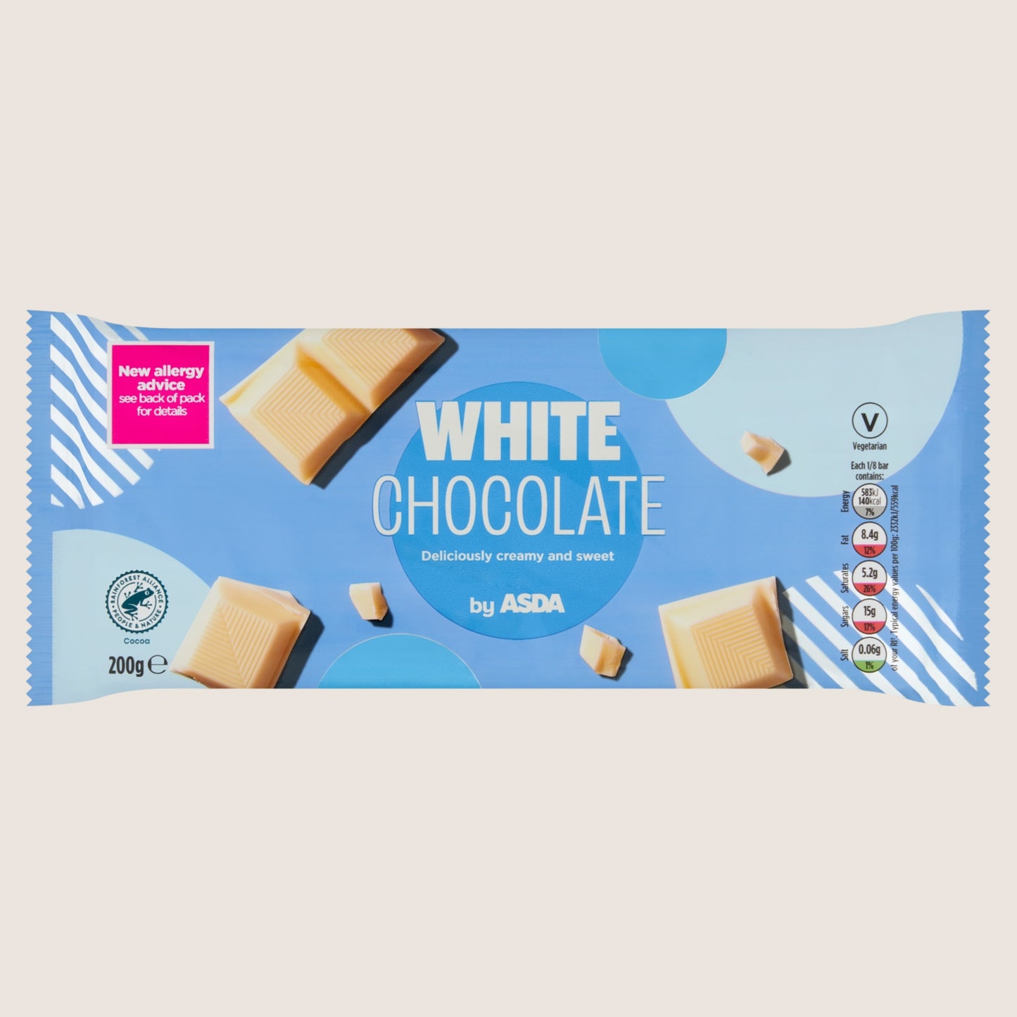 ASDA White Chocolate 200g