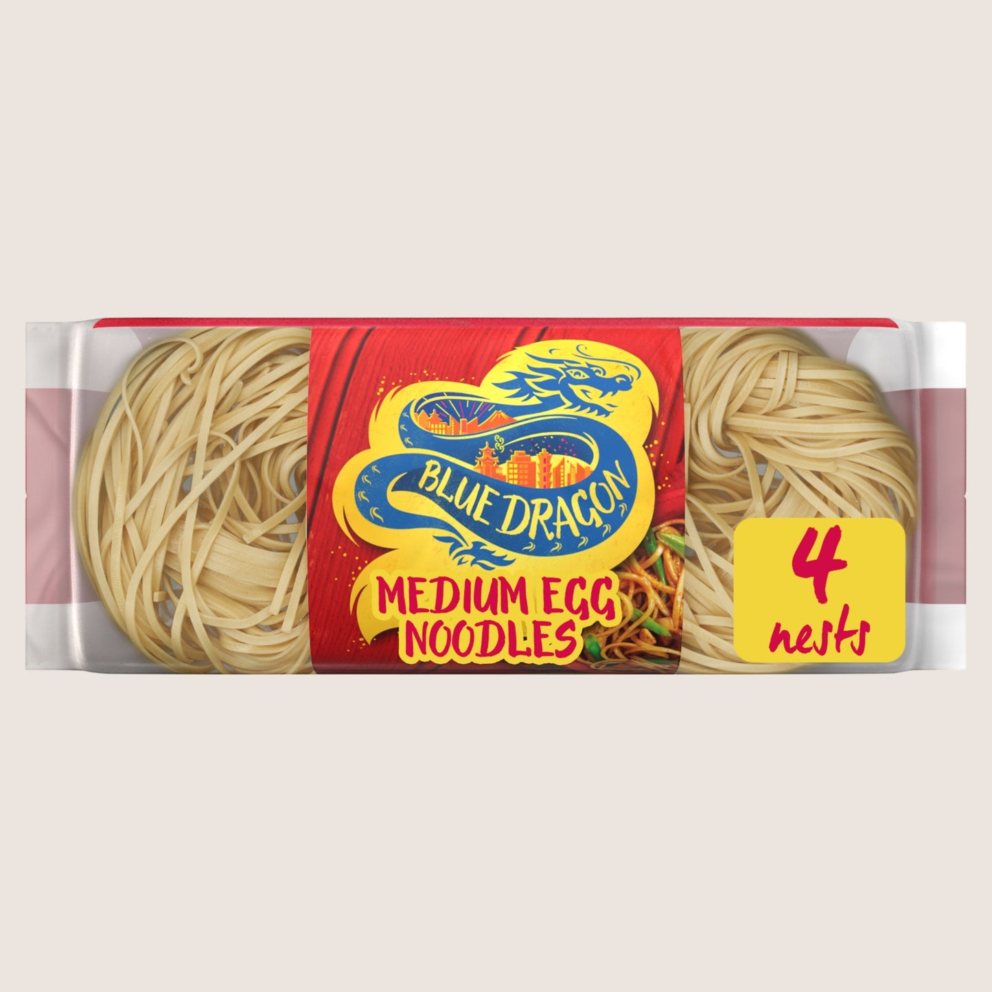 Blue Dragon Medium Egg Noodles Free From Artificial Colours 250g