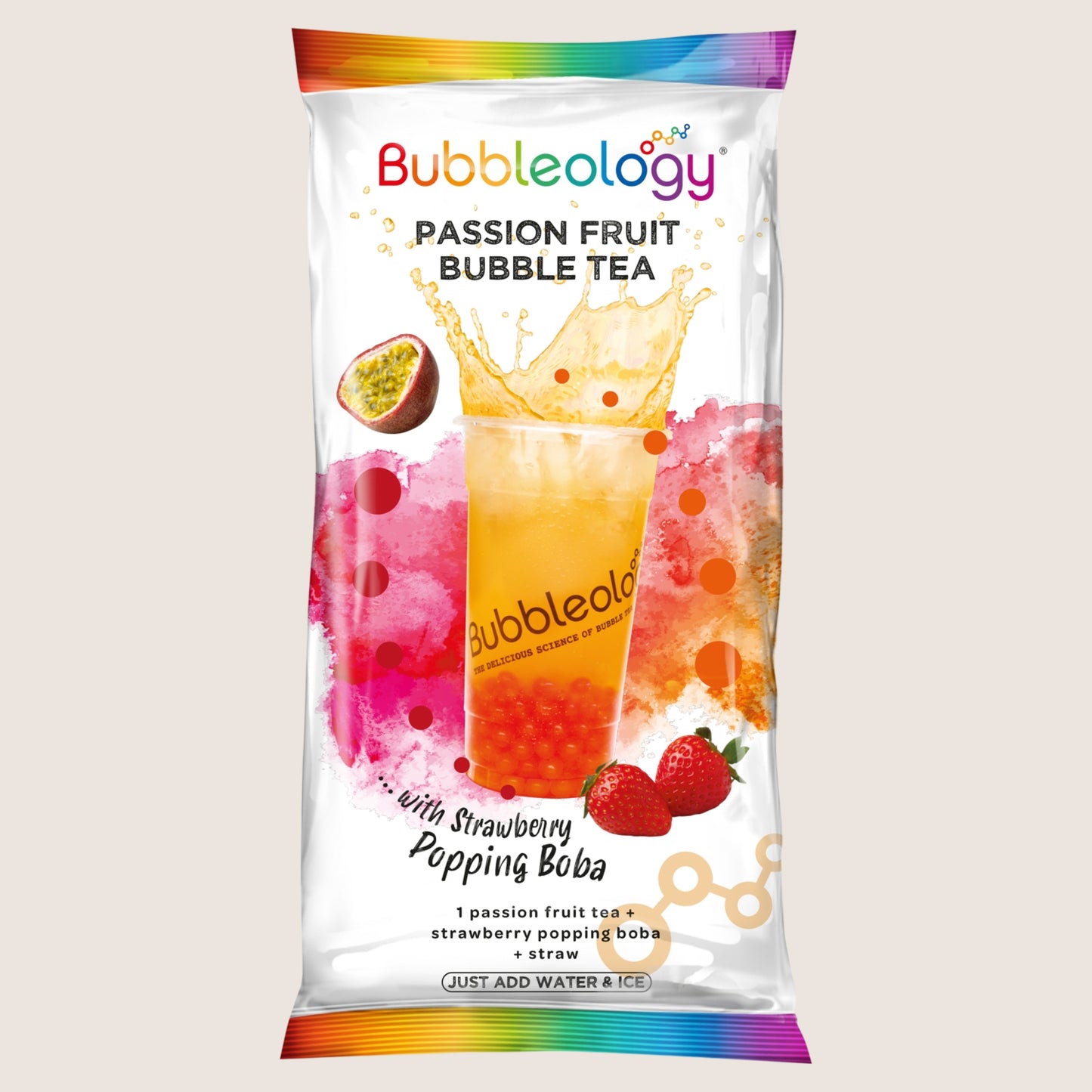 Bubbleology Passion Fruit Bubble Tea No Artificial Additives