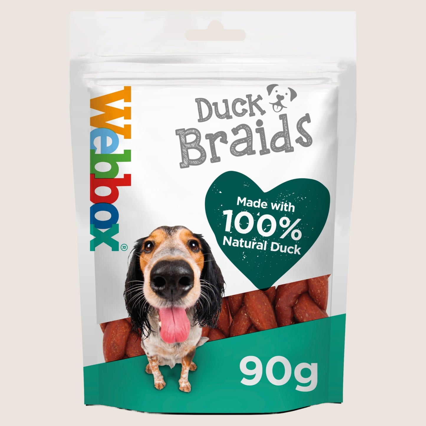 Webbox Duck Braids No Artificial Additives 90g