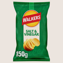Walkers Salt & Vinegar Sharing Crisps No Artificial Additives 150g