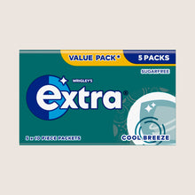 Wrigley's Extra Cool Breeze Sugarfree Chewing Gum 5x10 Pieces