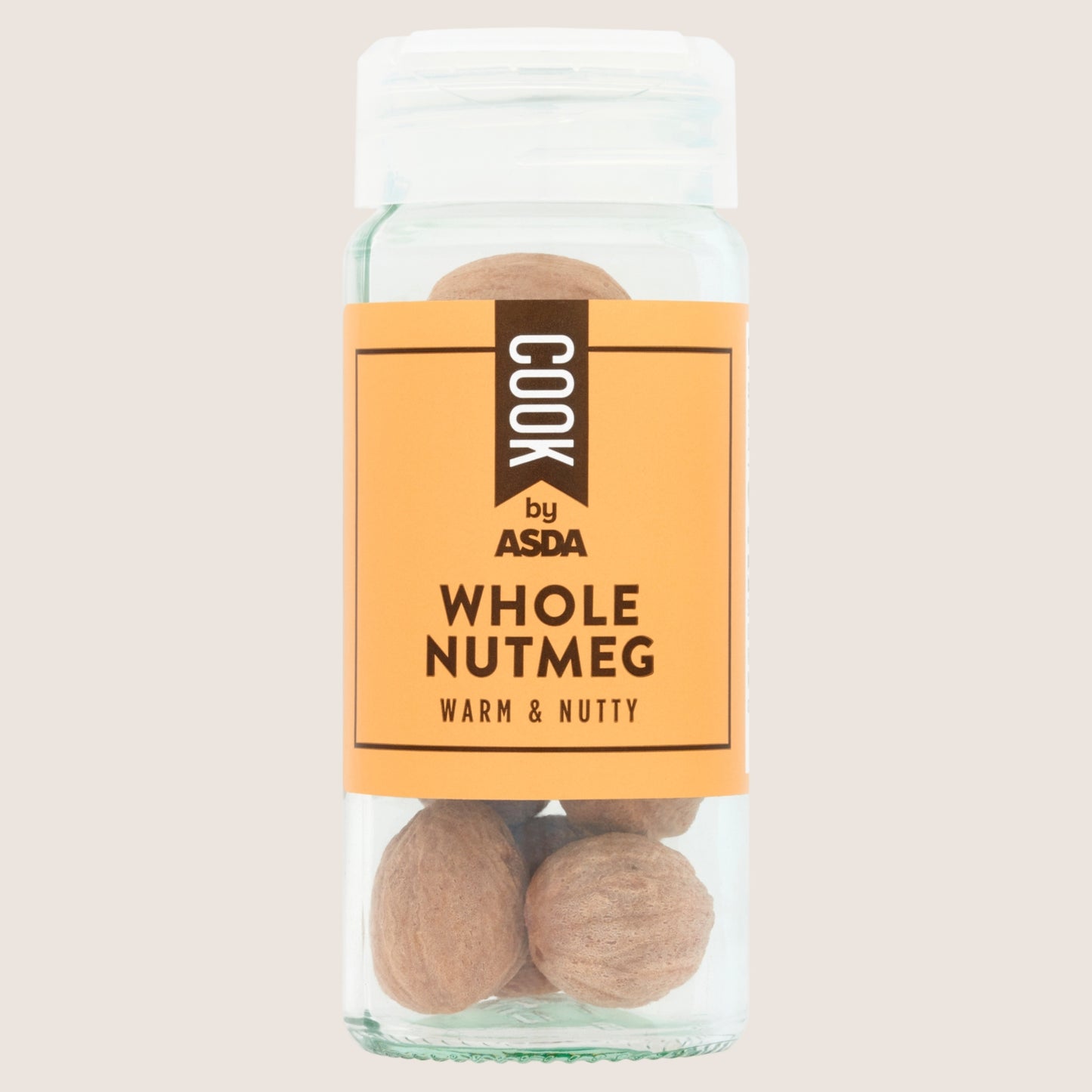 Cook by ASDA Cook Whole Nutmeg No Artificial Additives 36g