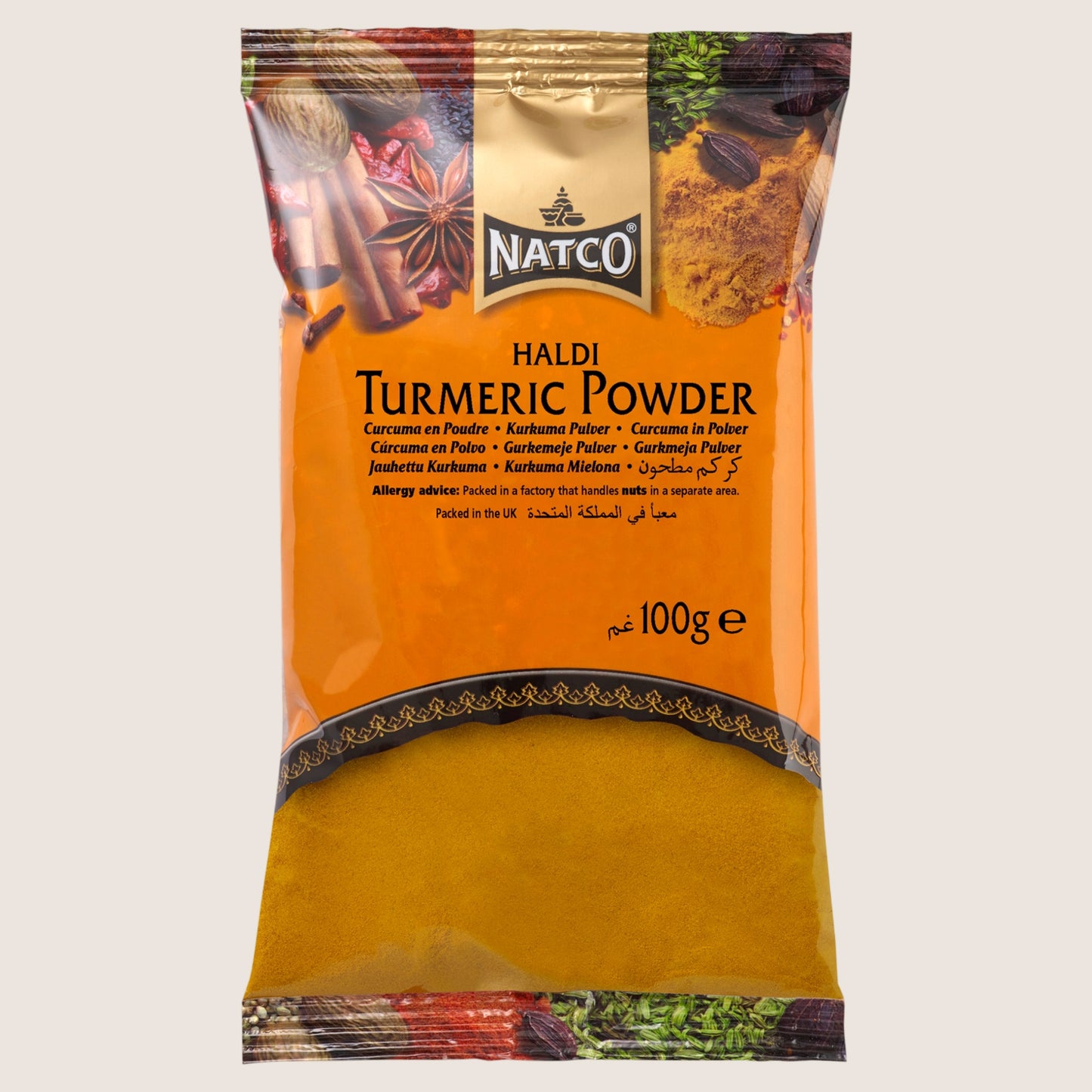 Natco Haldi Turmeric Powder No Artificial Additives 100g
