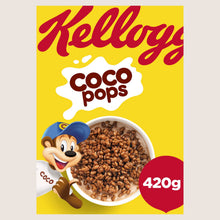 Kellogg's Coco Pops Chocolate Breakfast Cereal Vitamin Fortified 420g