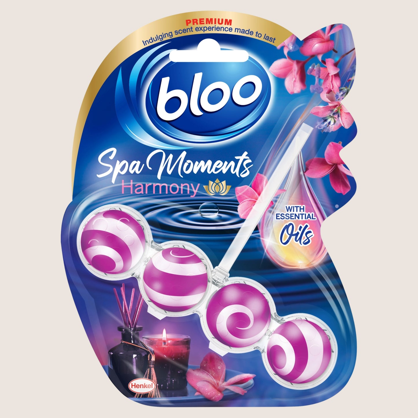 Bloo Spa Moments Toilet Rim Block - Harmony 50g