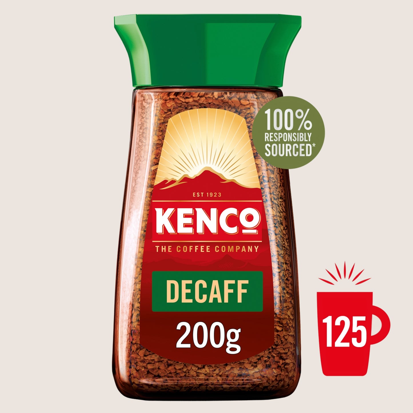 Kenco Decaff Instant Coffee Decaffeinated 200g