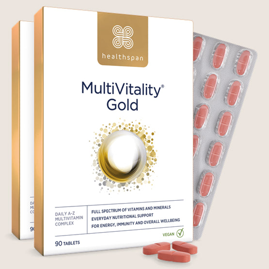 Healthspan MultiVitality® Gold Vegan Friendly 180 tablets