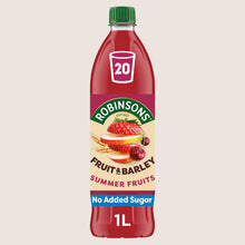 Robinsons Robinsons Fruit & Barley with Vitamins Summer Fruits Squash No Added Sugar 1L