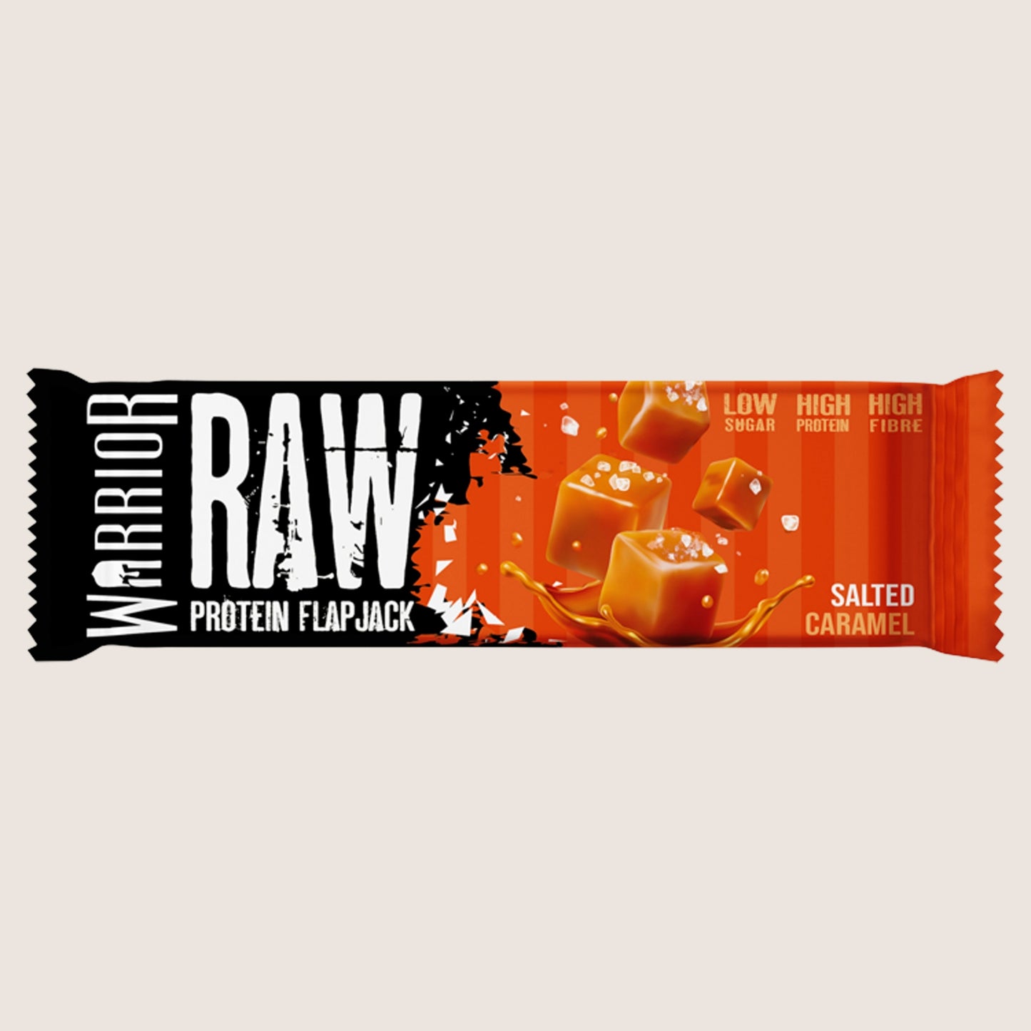 Warrior Raw Protein Flapjack Salted Caramel Protein 75g