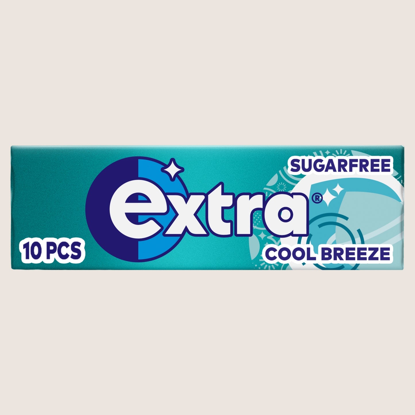 Wrigley's Extra Cool Breeze Sugarfree Chewing Gum 10 Pieces