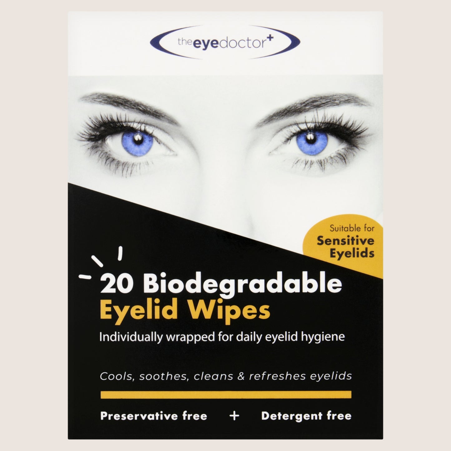 The Eye Doctor 20 Biodegradable Eyelid Wipes