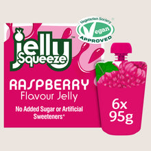 Jelly Squeeze Raspberry Flavour Jelly No Added Sugar 6 x 95g