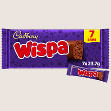 Cadbury Wispa Chocolate Bar 7 Pack 7 x 23.7g