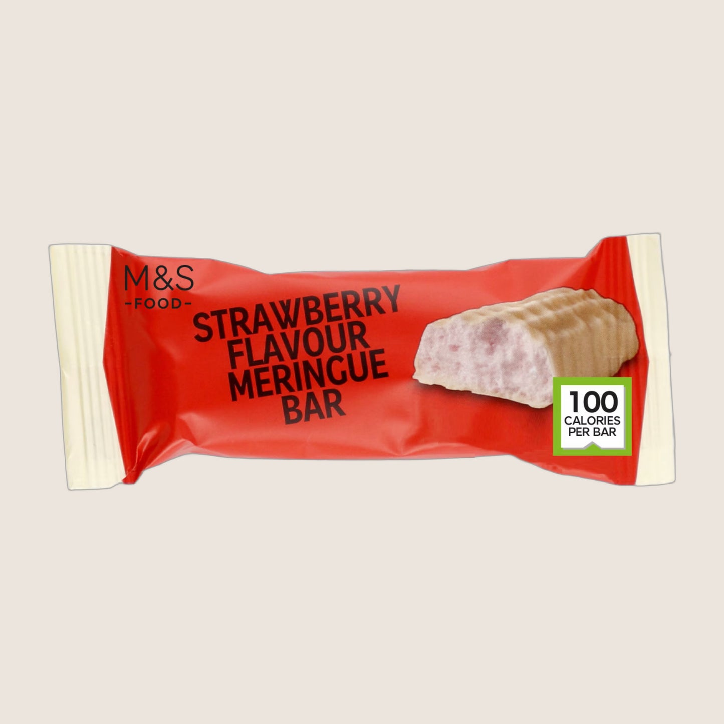 M&S Strawberry Flavour Meringue Bar 20 g