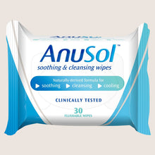 Anusol Soothing & Cleansing Flushable Wipes for Haemorrhoids and Piles Treatment 30 Pack
