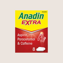 Anadin Extra Aspirin, Paracetamol, & Caffeine Caplets 8s