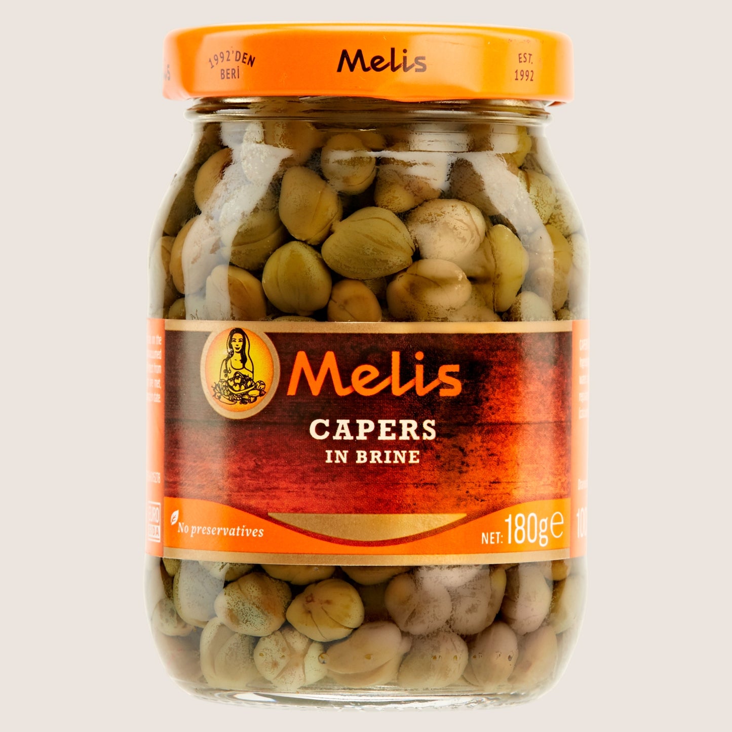 Melis Capers in Brine Free From Preservatives 180g