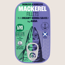 ASDA Mackerel Fillets in a Creamy Korma Sauce High in Protein 125g