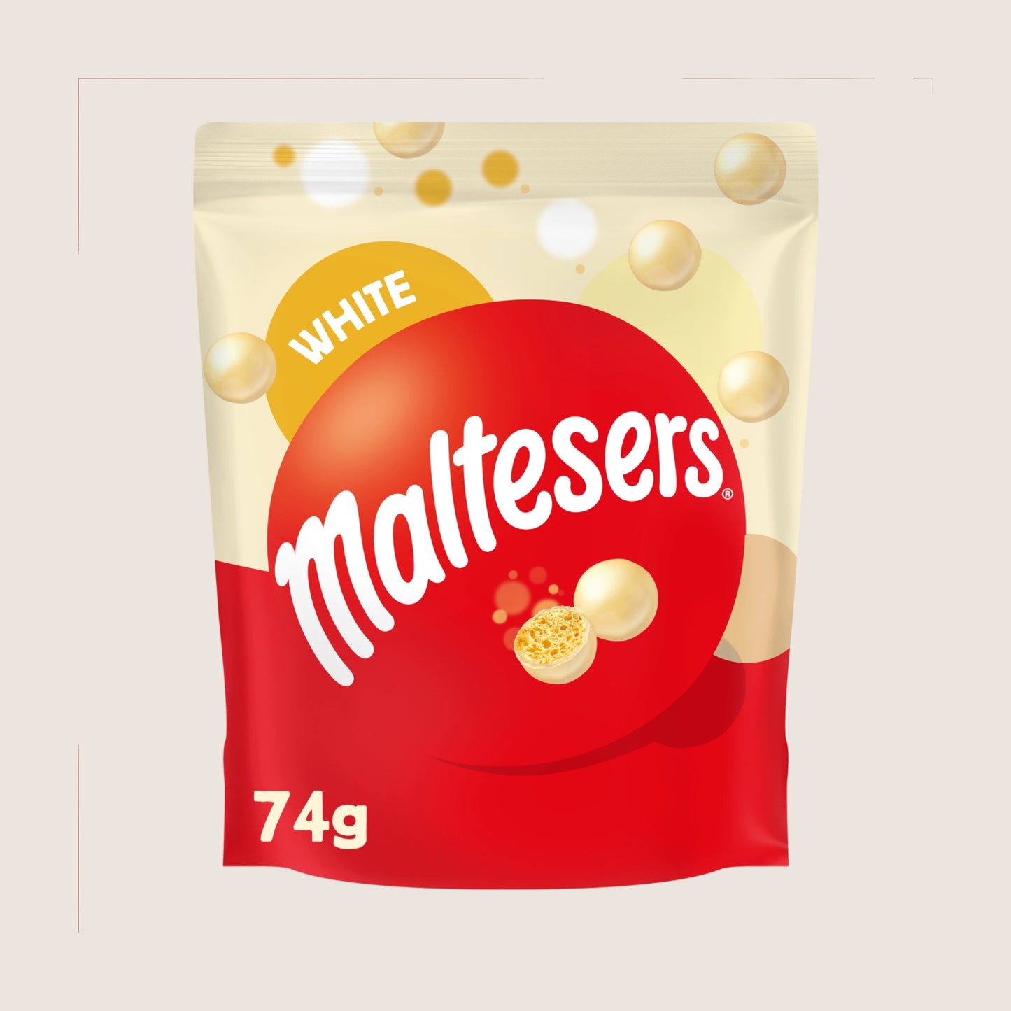 Maltesers White Chocolate Bag 74g