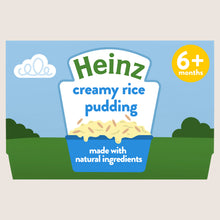 Heinz Creamy Rice Pudding Pots 6+ Months Baby Food No Artificial Additives 4 x 100g