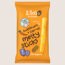 Ella's Kitchen Sweetcorn + Carrot Melty Sticks 7+ Months Gentle Formula 16g