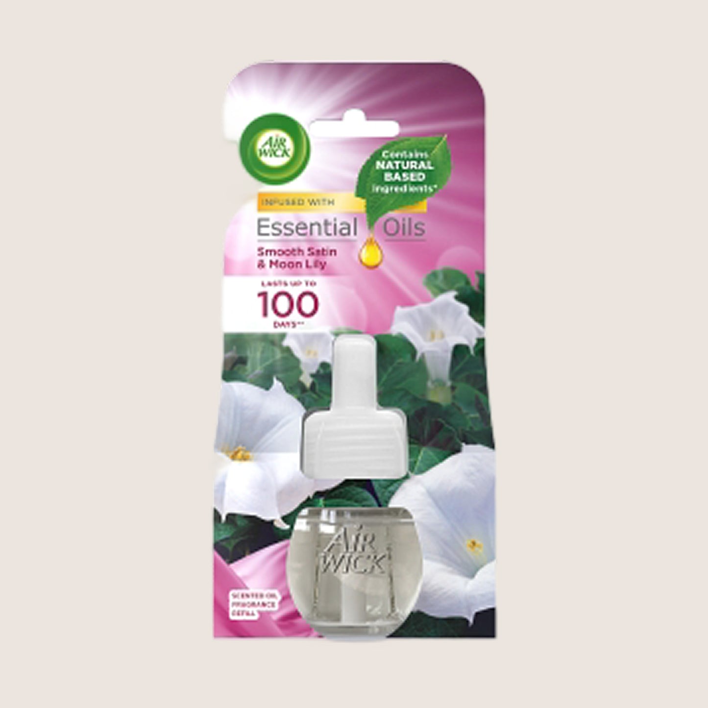Air Wick Smooth Satin & Moon Lily Plug In Single Refill 19ml