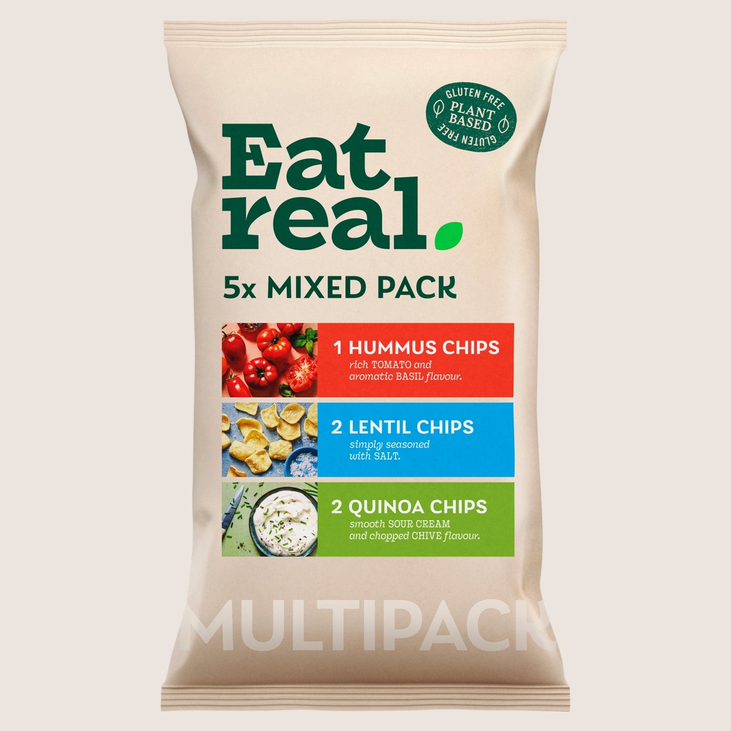 Eat Real Mixed Variety Chips Gluten Free 5 Pack