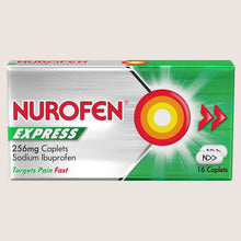 Nurofen Express 256mg Pain Relief Caplets x16 Fast Acting