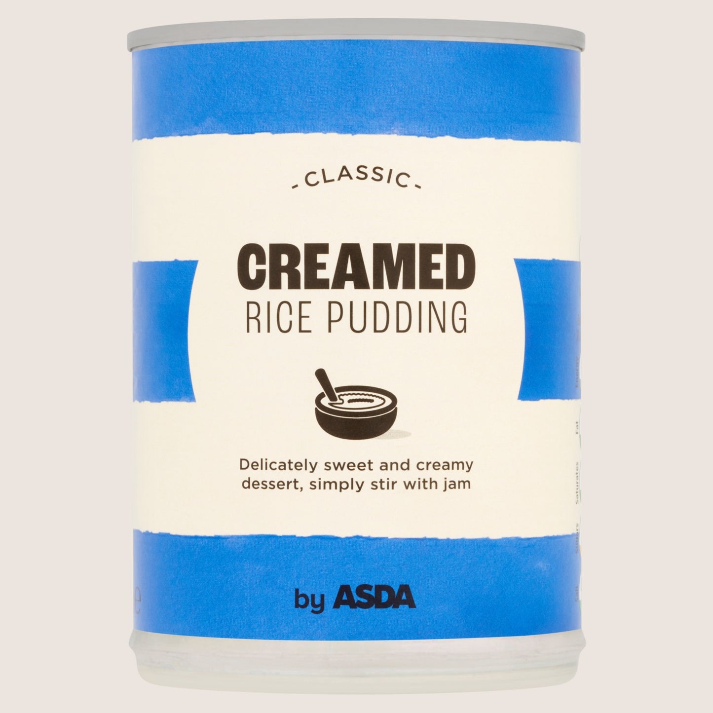 ASDA Classic Creamed Rice Pudding No Artificial Additives 400g
