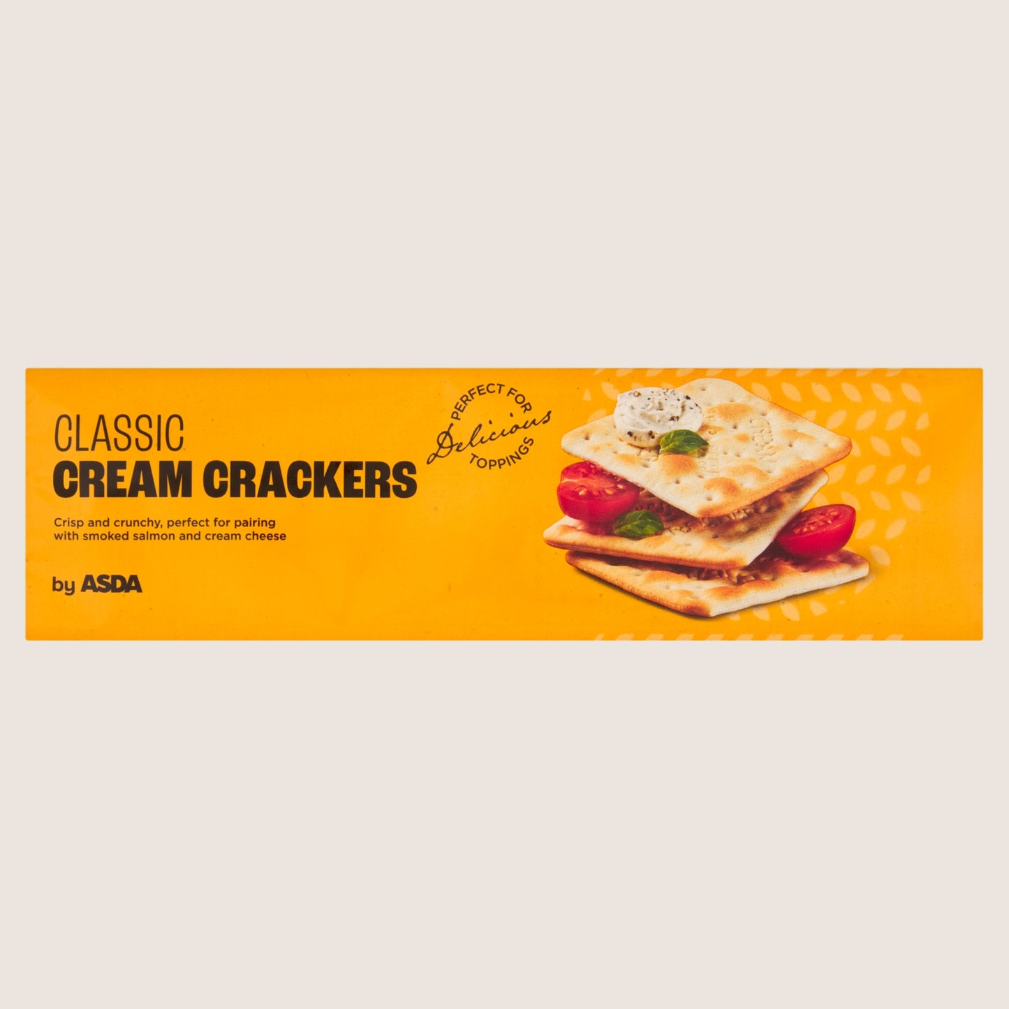 ASDA Classic Cream Crackers Free From Artificial Additives 300g