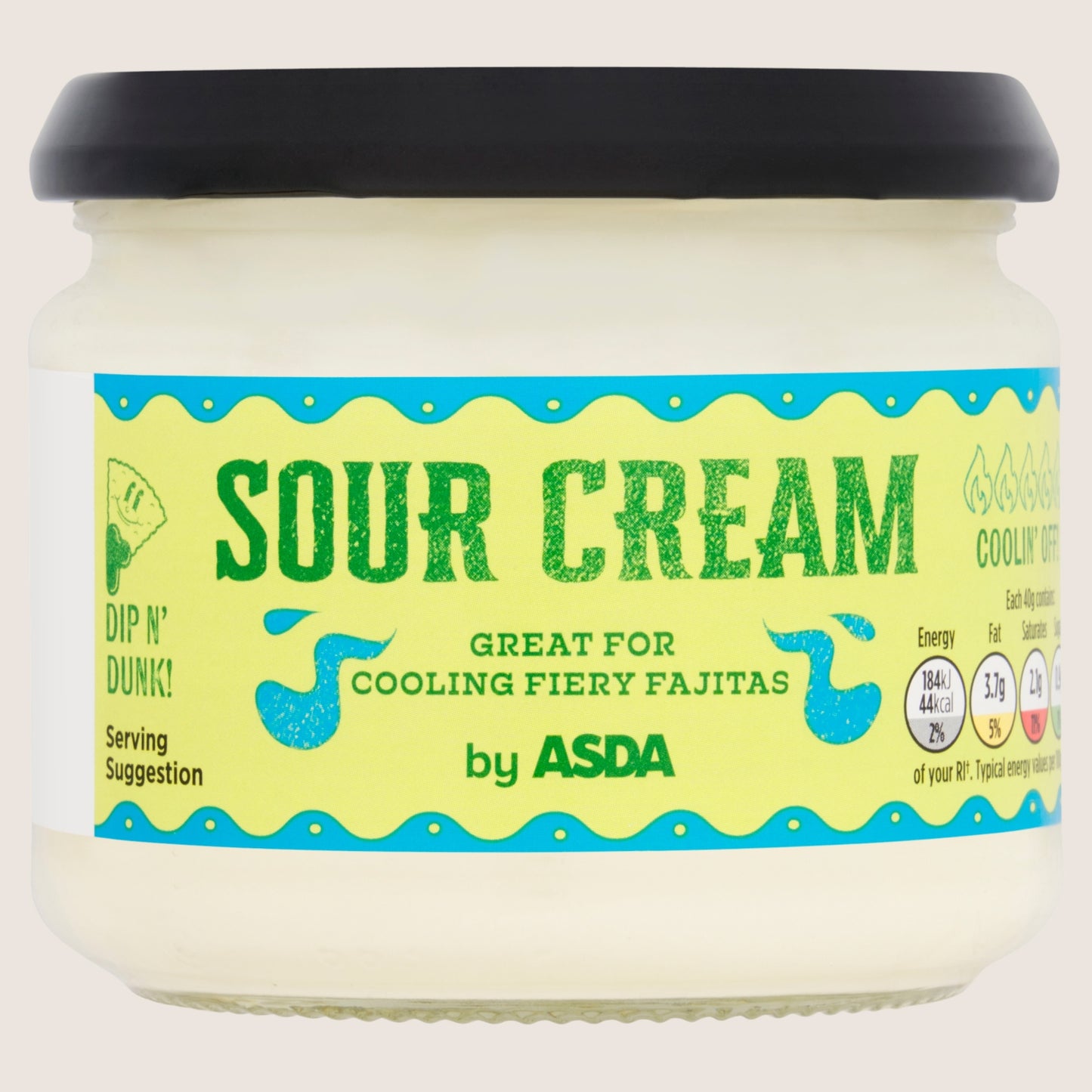 ASDA Sour Cream No Artificial Additives 280g