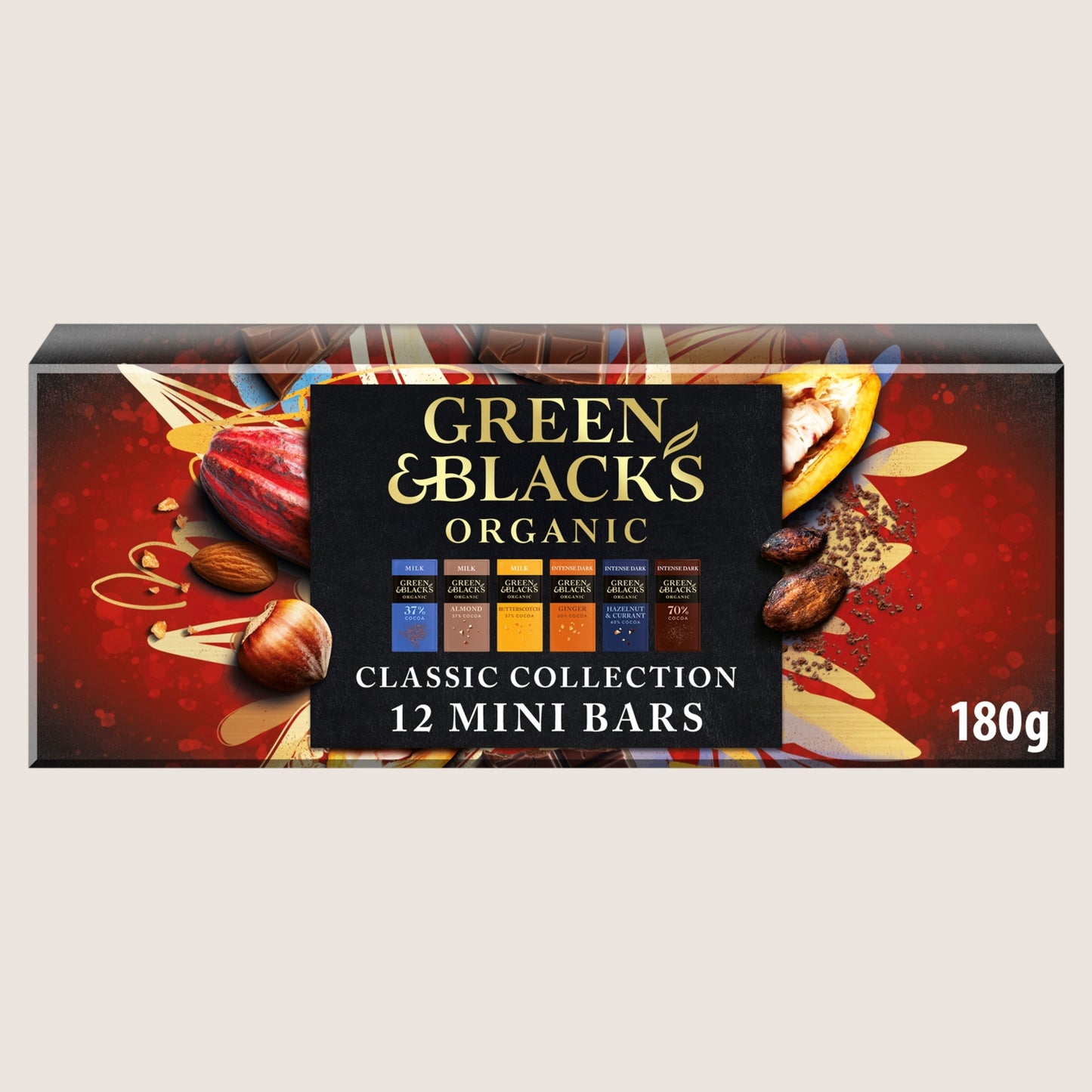Green & Black's Organic Green & Black's miniatures collections chocolate Organic premium gifting tray 180 g
