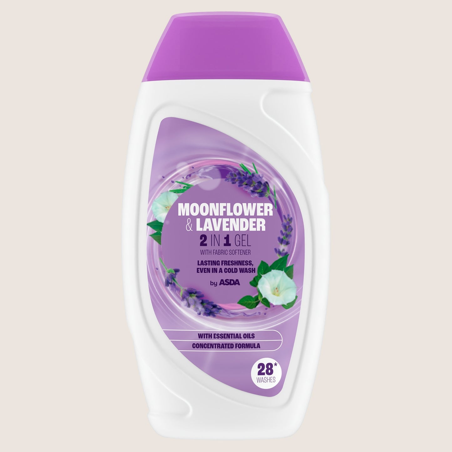 ASDA Moonflower & Lavender 2 in 1 Gel 28 Washes