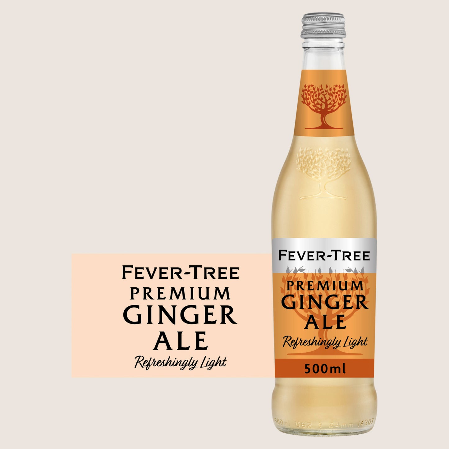 Fever-Tree Refreshingly Light Premium Ginger Ale Light 500ml