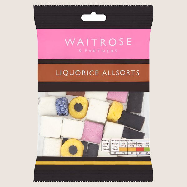 Waitrose Liquorice Allsorts Morning Energy 200G
