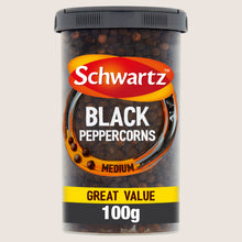 Schwartz Medium Black Peppercorns No Artificial Additives 100g