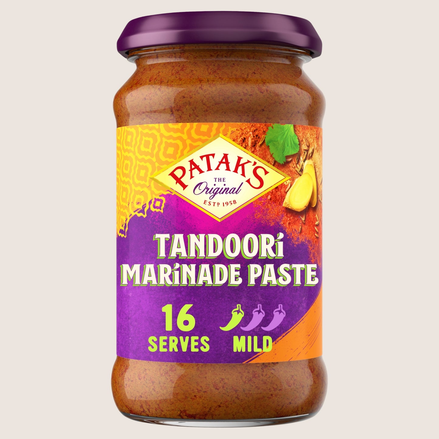 Patak's Tandoori Marinade Paste Gluten Free 312g